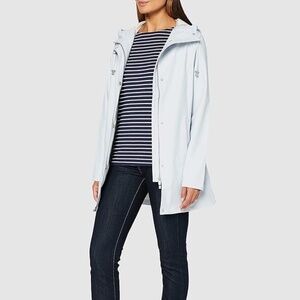ILSE JACOBSEN Women's RAIN87 Rain Jacket Gray Blue 8